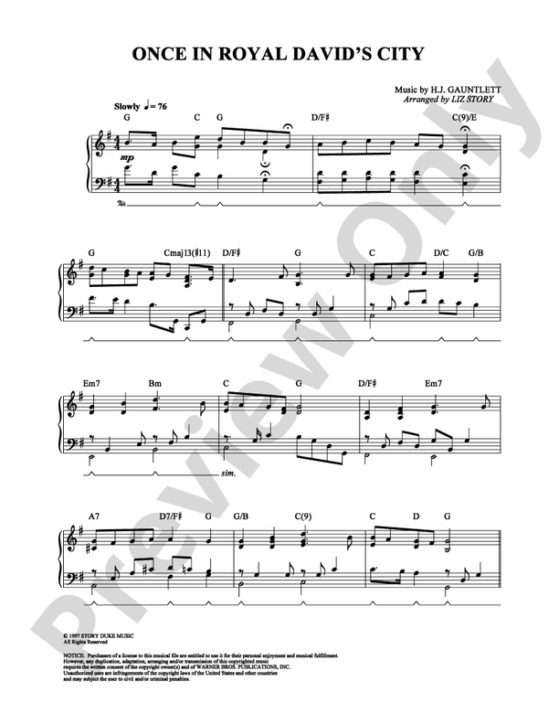 Once in Royal David's City - DSM-PS-0007203 - Piano (Digital Download)