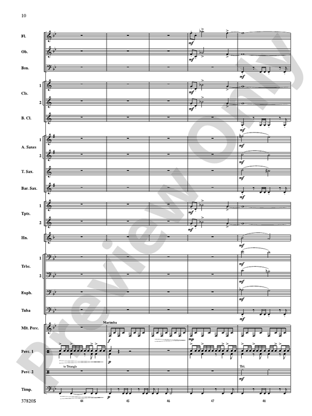 Wings - Concert Band Conductor Score & Parts (Digital Download)