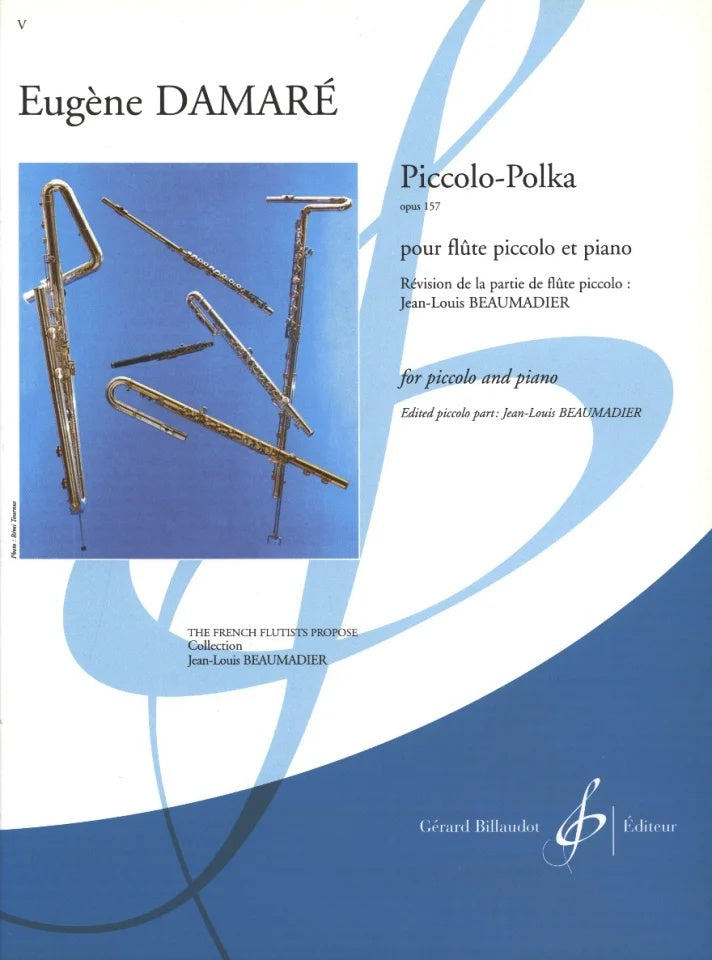 Piccolo Polka Op 157 For Piccolo/Piano – Damare – Billaudot
