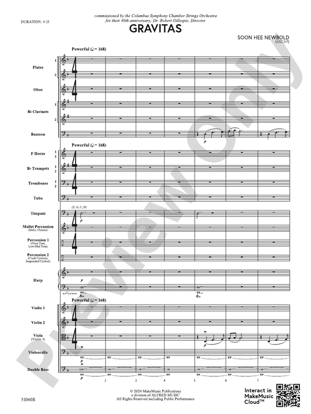 Gravitas – Full Orchestra Conductor Score & Parts (Digital Download)