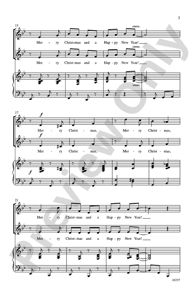 Merry Christmas to All! – 2-Part Choral Octavo (Digital Download)