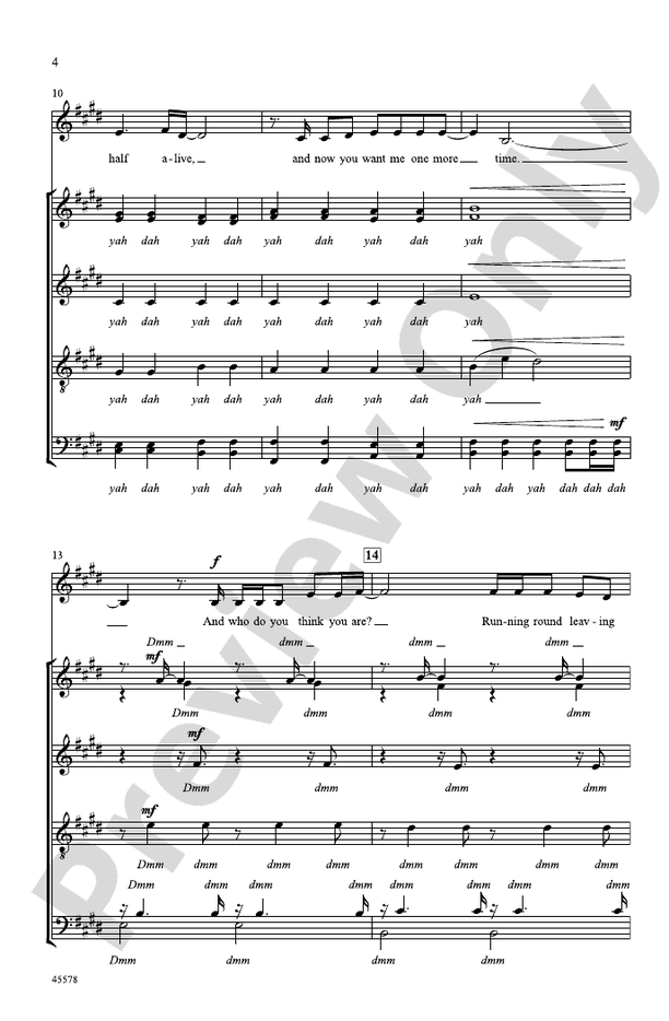 Jar of Hearts – SATB, a cappella Choral Octavo (Digital Download)