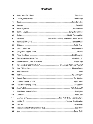 The Four Chord Songbook - Guitar, Piano, Vocal - Hal Leonard