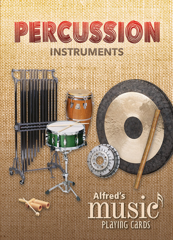 Music Playing Cards Percussion Instruments