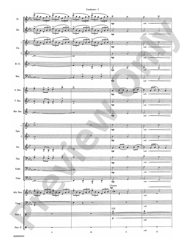 Abaco Overture - Concert Band Conductor Score & Parts (Digital Download)