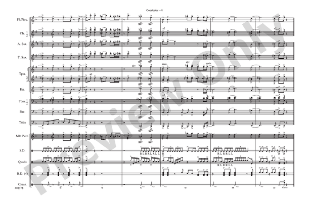 Big Noise from Winnetka – Marching Band Conductor Score & Parts (Digital Download)