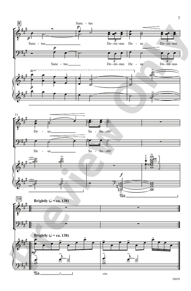 Festival Sanctus – TTB Choral Octavo (Digital Download)