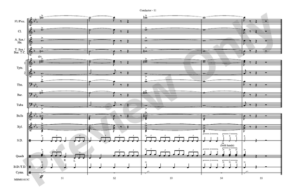Goldfinger / James Bond Theme – Marching Band Conductor Score & Parts (Digital Download)