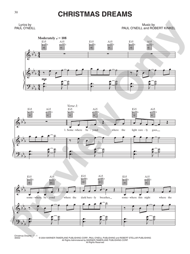 Christmas Dreams -  Trans-Siberian Orchestra - PVG (Digital Download)