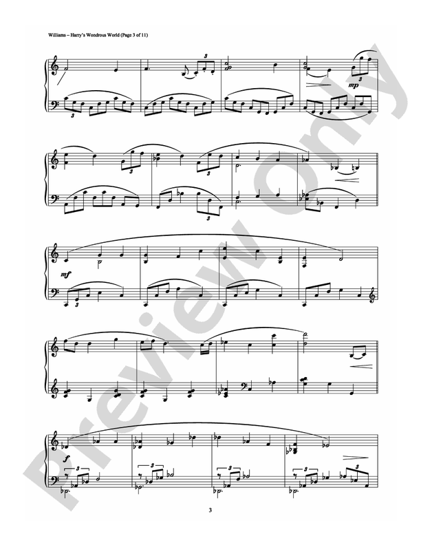 Harry's Wondrous World (from "Harry Potter and the Sorcerer's Stone") - DSM-PS-0001835 - Piano (Digital Download)