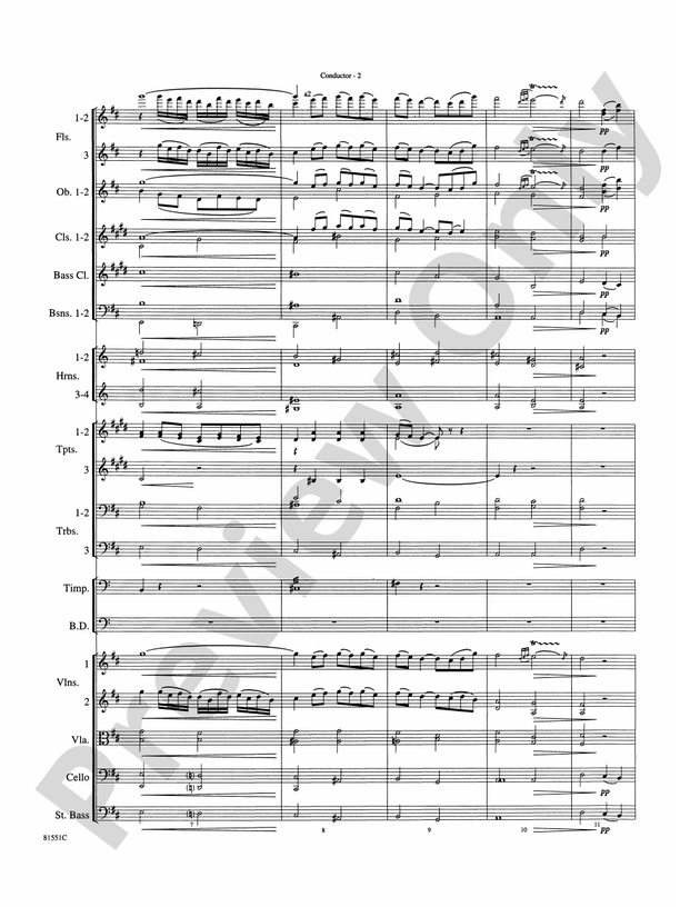 Toccata – Full Orchestra Conductor Score & Parts (Digital Download)