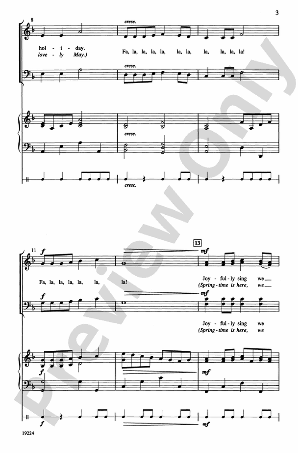 A Festive Fa La La - SATB Choral Octavo (Digital Download)