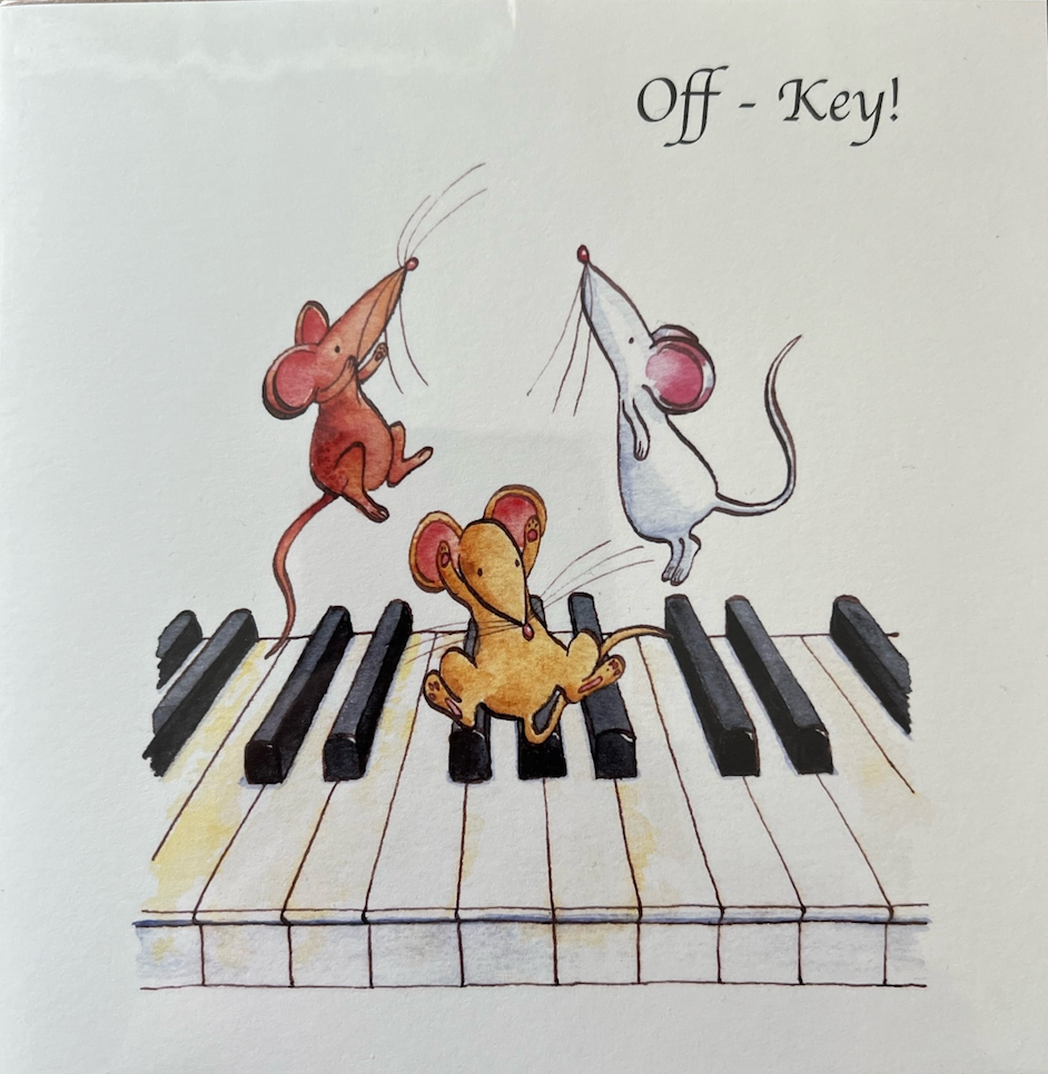 Greeting card Off-Key