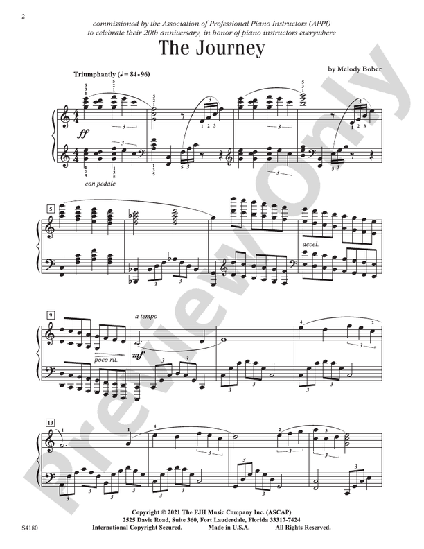 The Journey - Piano (Digital Download)