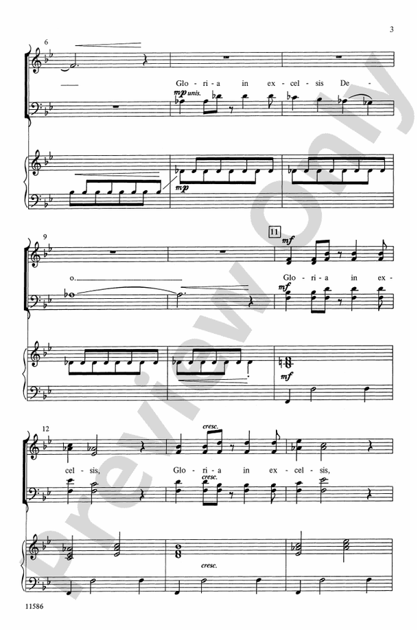 A Festive Gloria - SATB Choral Octavo (Digital Download)