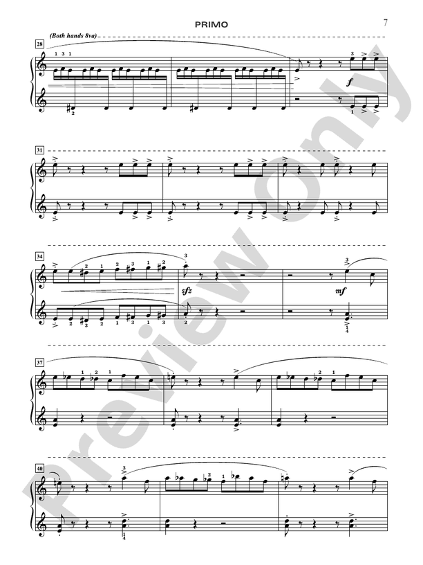 Bumble Boogie - 2 Pianos, 8 Hands (Digital Download)