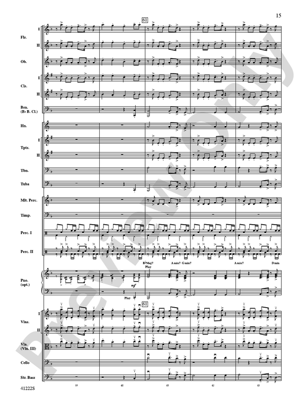 Treasure - Full Orchestra Conductor Score & Parts (Digital Download)