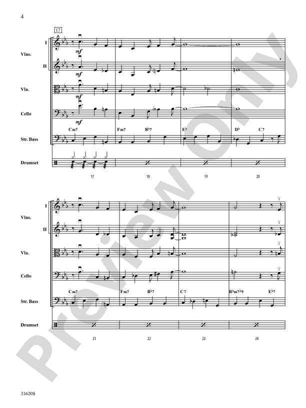 Li'l Darlin' - String Orchestra Conductor Score & Parts (Digital Download)