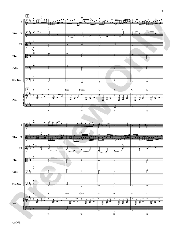 Celtic Canon – String Orchestra Conductor Score & Parts (Digital Download)
