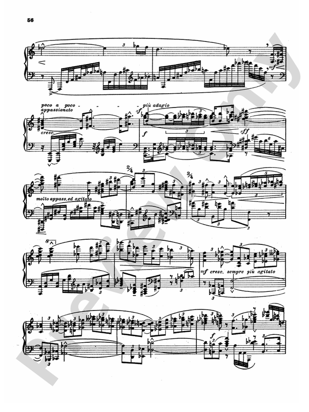 Bartok - Two Elegies, Op. 8B - Piano Solo (Digital Download)