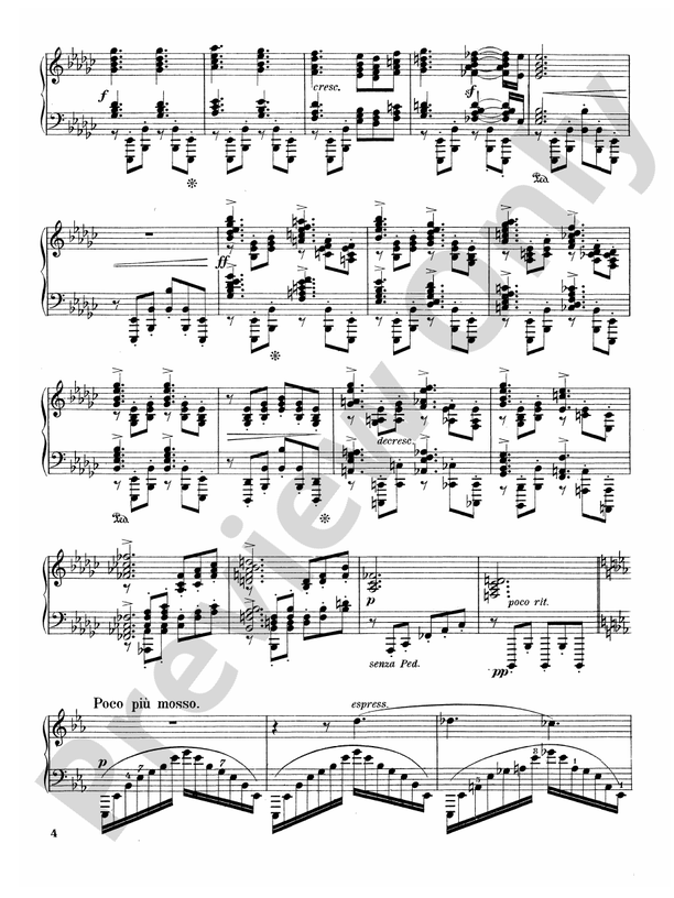 Dohnanyi - Rhapsody, Op. 11, No. 4 - Piano Solo (Digital Download)