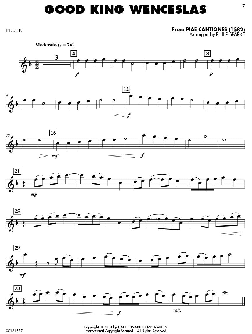 Easy Carols for Flute, Vol. 1 - 15 Holiday Solos - Various - Flute Philip Sparke Hal Leonard Sftcvr/Online Audio