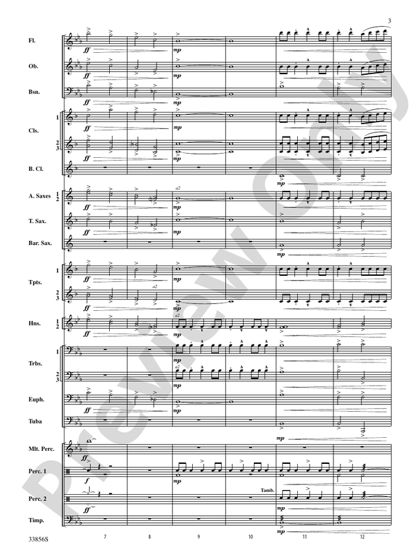 The Lords of Greenwich - Concert Band Conductor Score & Parts (Digital Download)