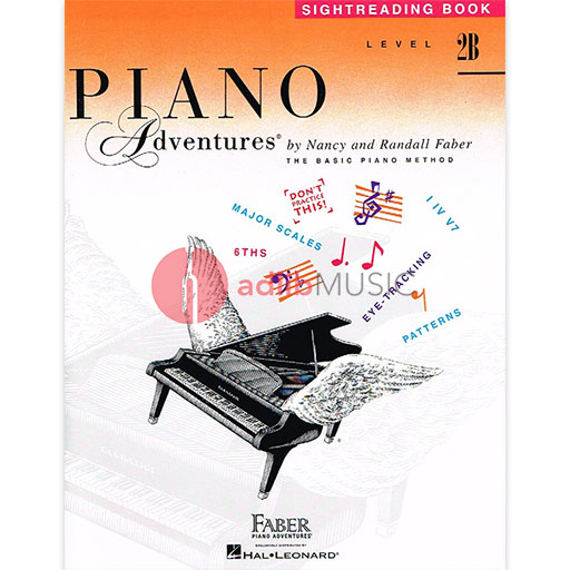 Piano Adventures Level 2B Sightreading Book - Piano by Faber/Faber Hal Leonard 117301
