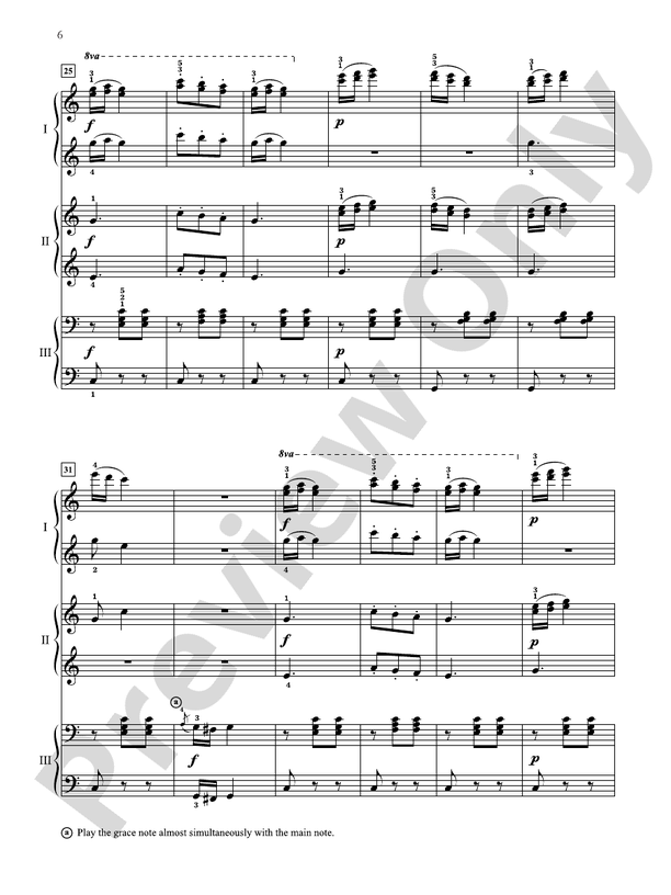 Essential Keyboard Trios: 10 Intermediate to Early Advanced Selections in Their Original Form - 1 Piano, 6 Hands (Digital Download)