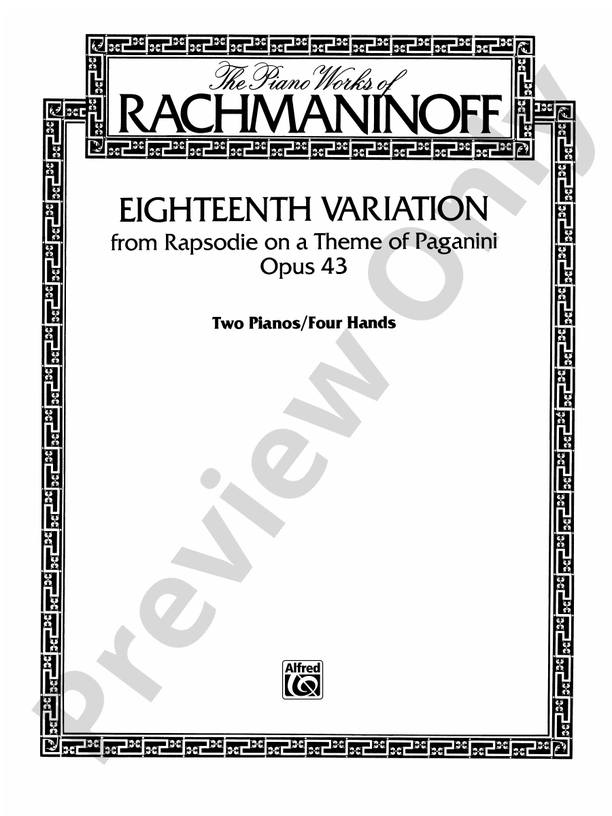Bruckner - Symphony No. 7 in E Major (ISBN - 0757912818) - 1 Piano, 4 Hands (Digital Download)