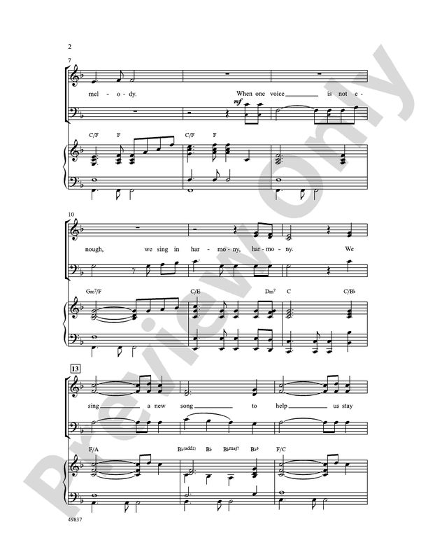 When Words Are Not Enough - 3 Part Mixed Choral Octavo (Digital Download)