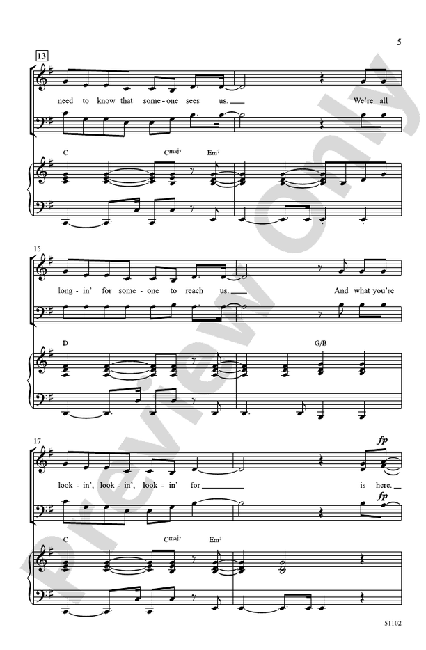 Found - 3 Part Mixed Choral Octavo (Digital Download)