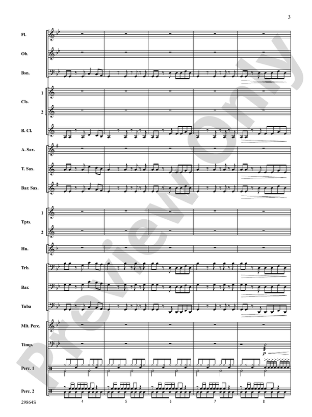 Give It 2 Me - Concert Band Conductor Score & Parts (Digital Download)