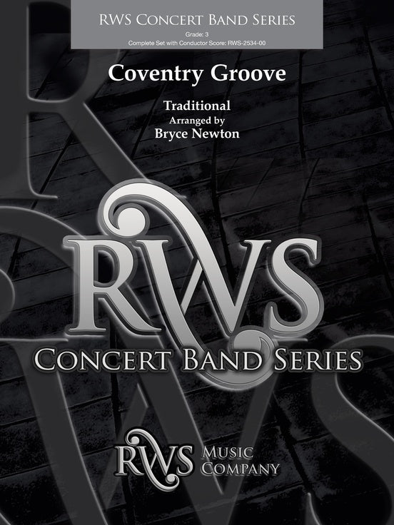 Coventry Groove - Concert Band Conductor Score & Parts(Digital Download)