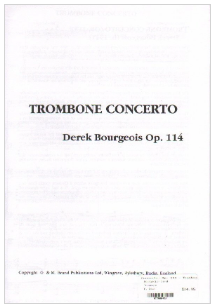 Bourgeois - Concerto Op114 - Trombone/Piano Accompaniment G & M Brand R70049