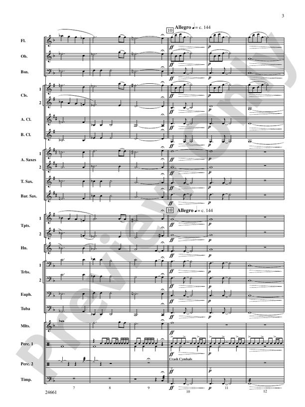 The Legend of Twin Peaks - Concert Band Conductor Score & Parts (Digital Download)