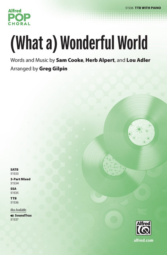 (What a) Wonderful World - TTB Choral Octavo (Digital Download)
