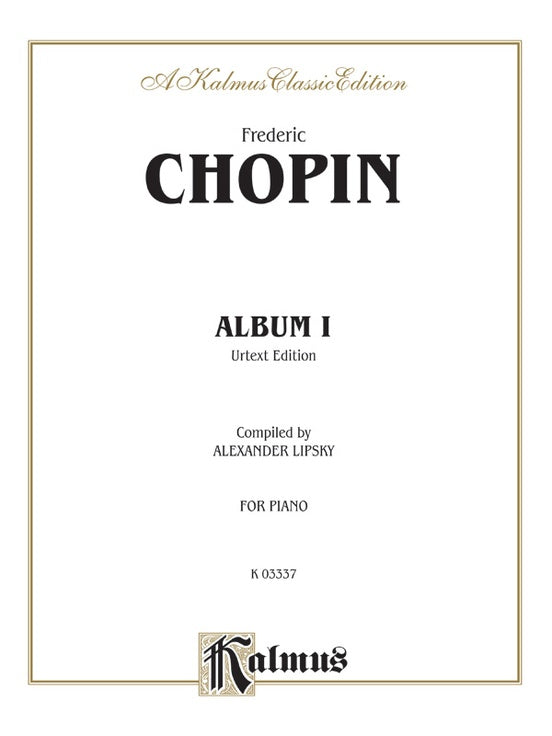 Chopin - Album I (Ed. Hermann Scholtz) - Piano Solo (Digital Download)