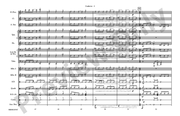 Harry Potter and the Sorcerer's Stone, Part II – Marching Band Conductor Score & Parts (Digital Download)