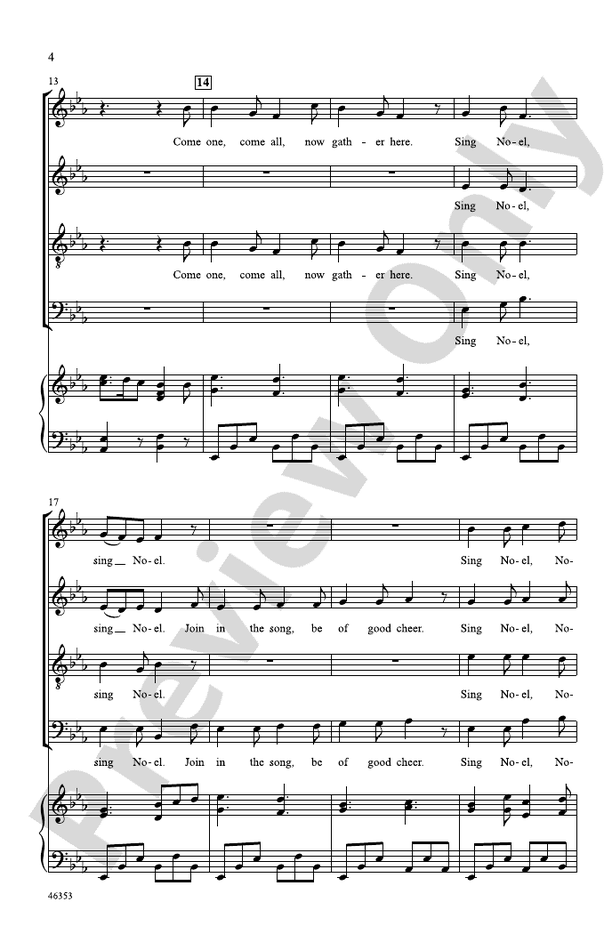A Winter Noel - SATB Choral Octavo (Digital Download)