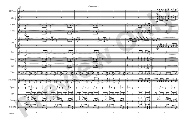 Give It All You Got – Marching Band Conductor Score & Parts (Digital Download)