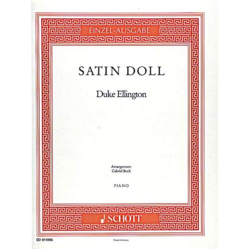 Ellington - Satin Doll - Piano Solo Schott ED011006