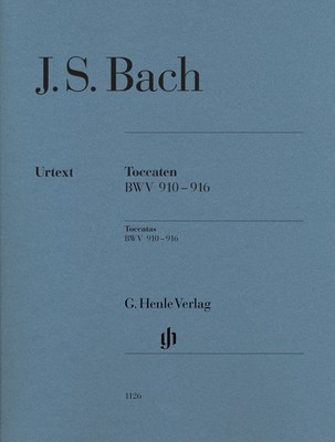 Toccatas Comp Bwv 910-916 Without Fingering - Johann Sebastian Bach - Piano G. Henle Verlag Piano Solo