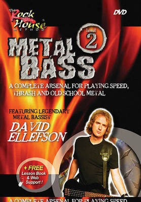 Metal Bass Lvl 2 Feat David Ellefson Dvd - Megadeth - Bass Guitar Rock House DVD