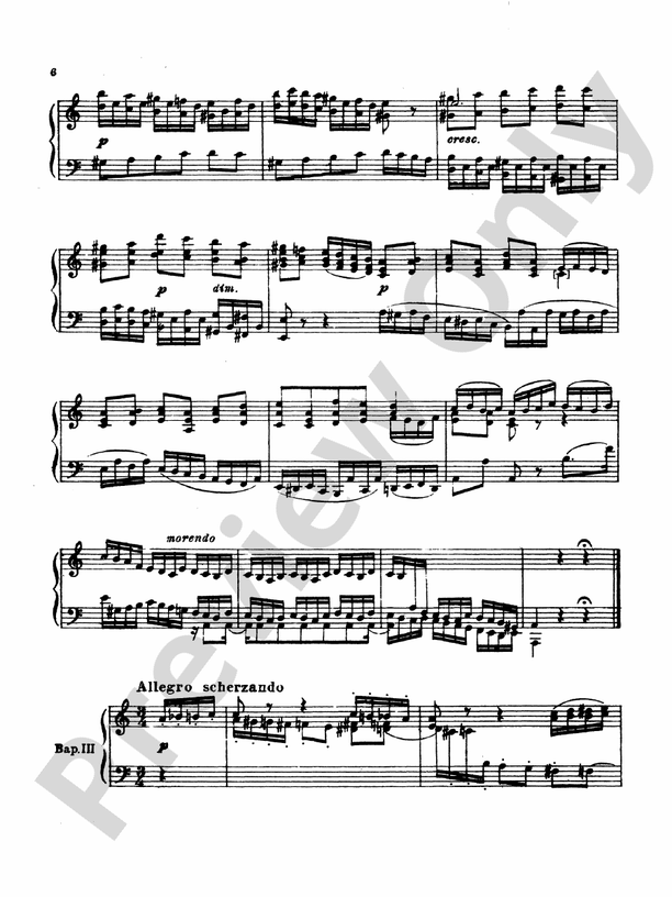 Tchaikovsky - Collection I (4 Piano Pieces) - Piano Solo (Digital Download)