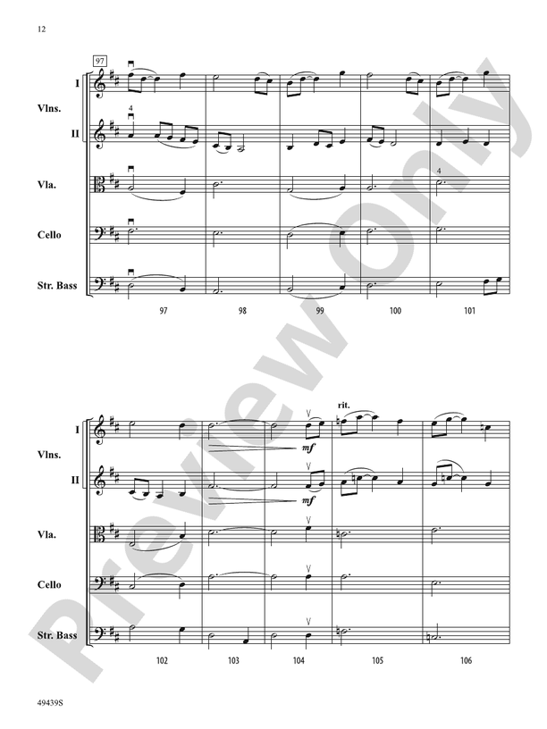Heroes Among Us - String Orchestra Conductor Score & Parts (Digital Download)