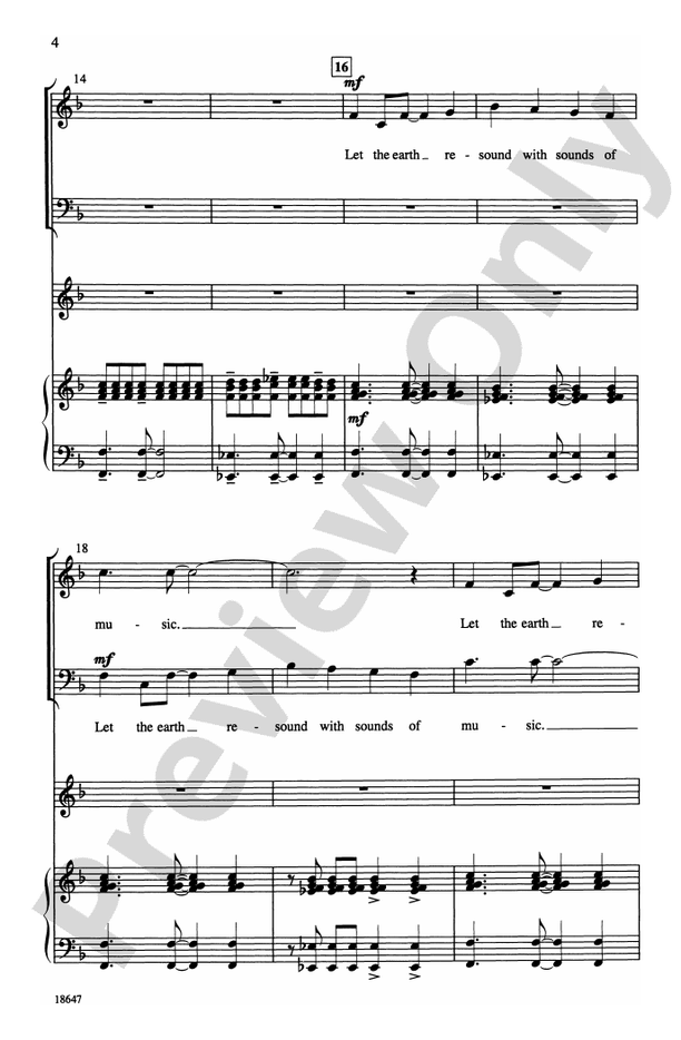 Let the Earth Resound – SSAB Choral Octavo (Digital Download)