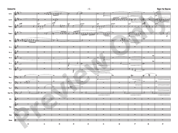 Begin the Beguine (Arr. Mike Crotty) - Jazz Ensemble Conductor Score & Parts(Digital Download)