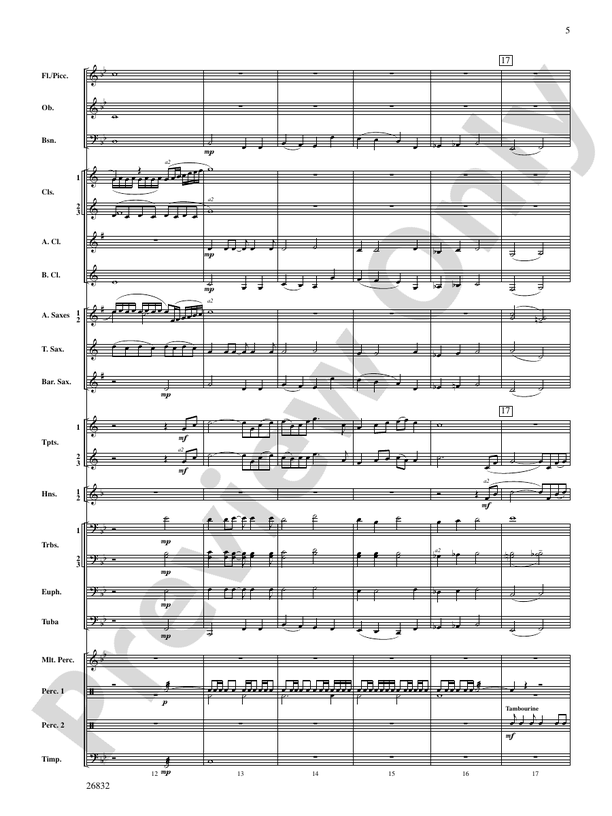 Charleston Harbor Celebration - Concert Band Conductor Score & Parts (Digital Download)