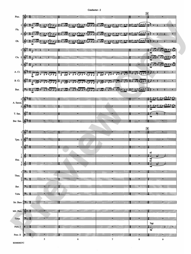 Tir Na Nog (A Celtic Legend) - Concert Band Conductor Score & Parts (Digital Download)